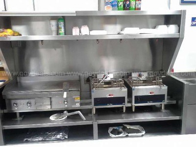 Hobart Griddle and 2 Star Max Fryers