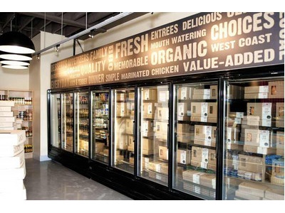 55 glass door freezer case run remanufac