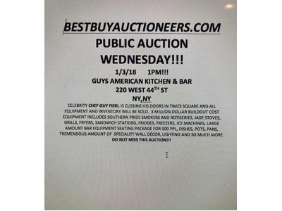 Restaurant Equip Auction Times Square