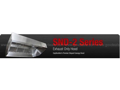 2 New Captive Air Kitchen Hoods