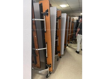 Folding Cafeteria Tables, Lot of 24, 12