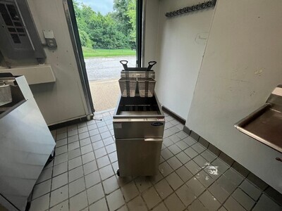(2) Atosa S/S 40-LB Gas Floor Fryer