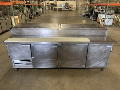 Leader S/S 96 4-Door Refrig Pizza Prep 