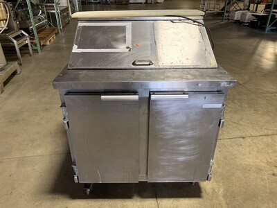 Leader 36 S/S 2-Door Prep Table