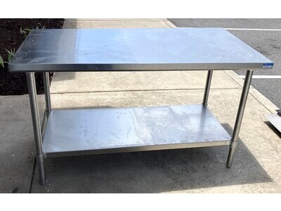 48" S/S Work Table w/ Undershelf
