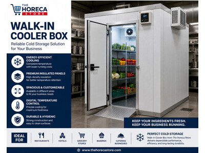 Walk-In Cooler Box for Efficient Commerc