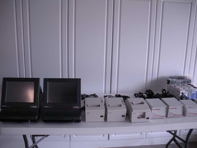 2 Panasonic 7750 Workstations w/ Mag Rdr