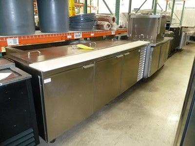 Delfield 3-Door Prep Table