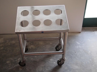 MOBILE STAINLESS STEEL SILVERWARE UNIT