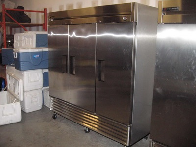 72 cuft Tru 3 Door Stainless Freezer