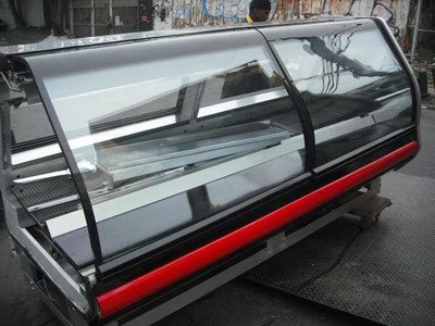 8 ft deli case curve glass hussmann